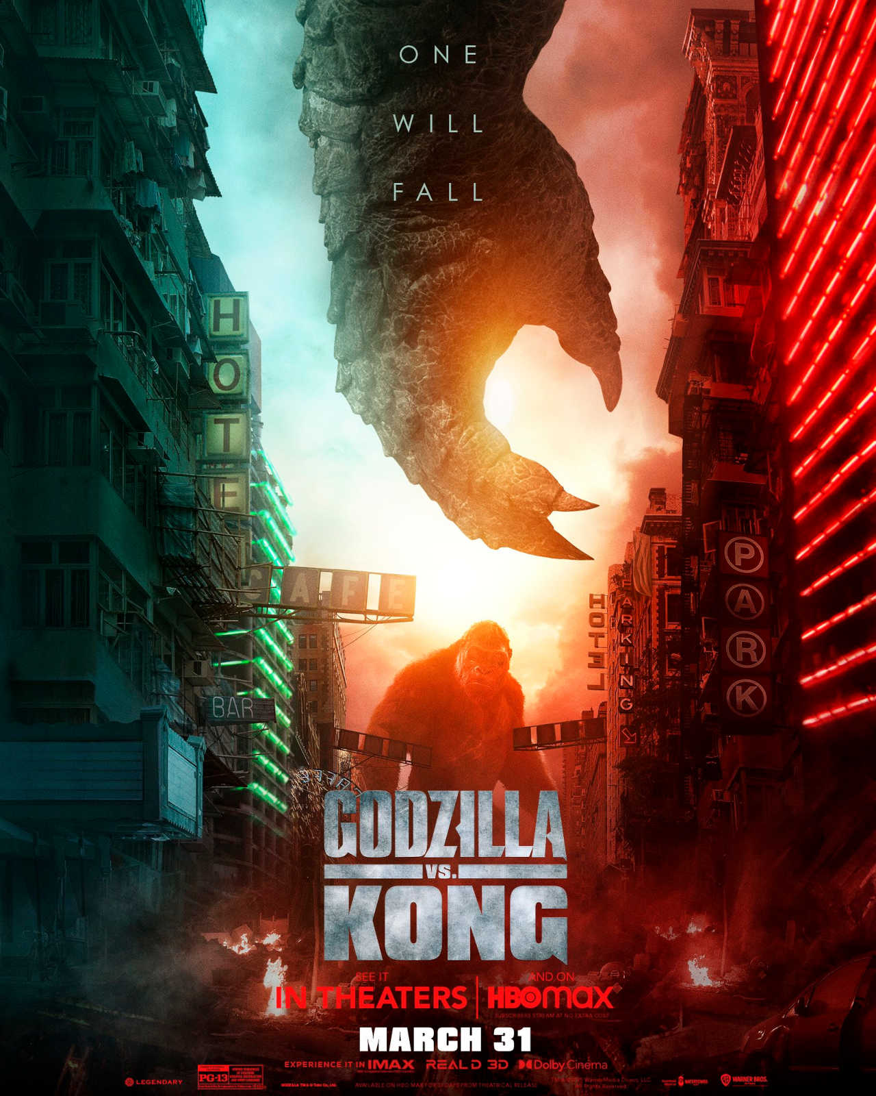 Godzilla's hand on new GvK poster