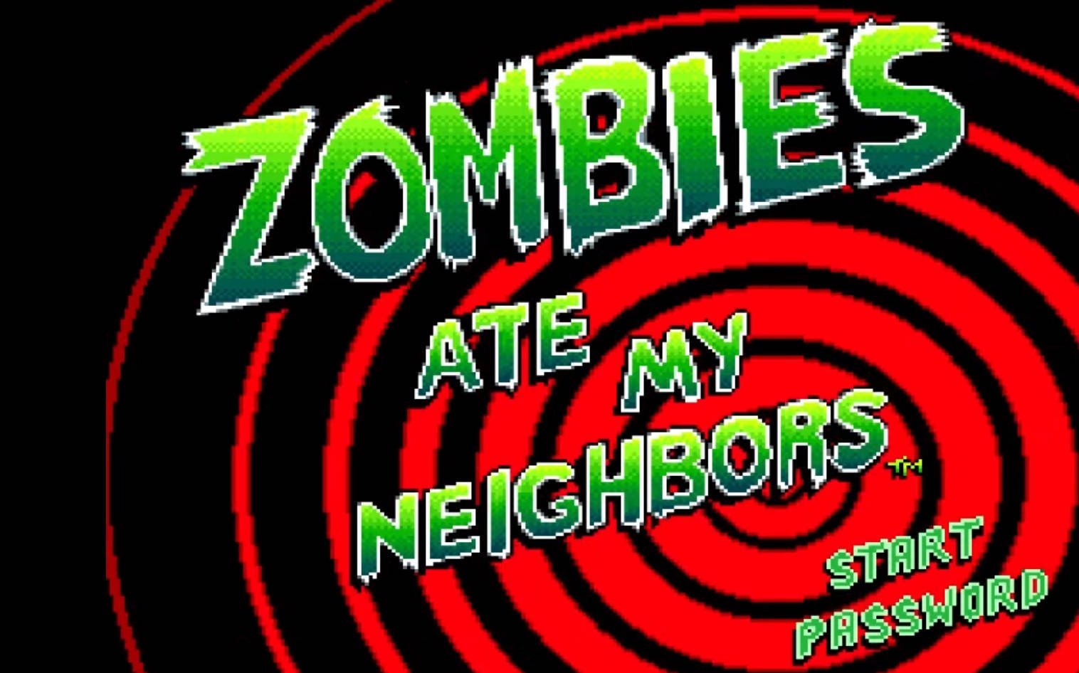 Zombies Ate My Neighbors title card
