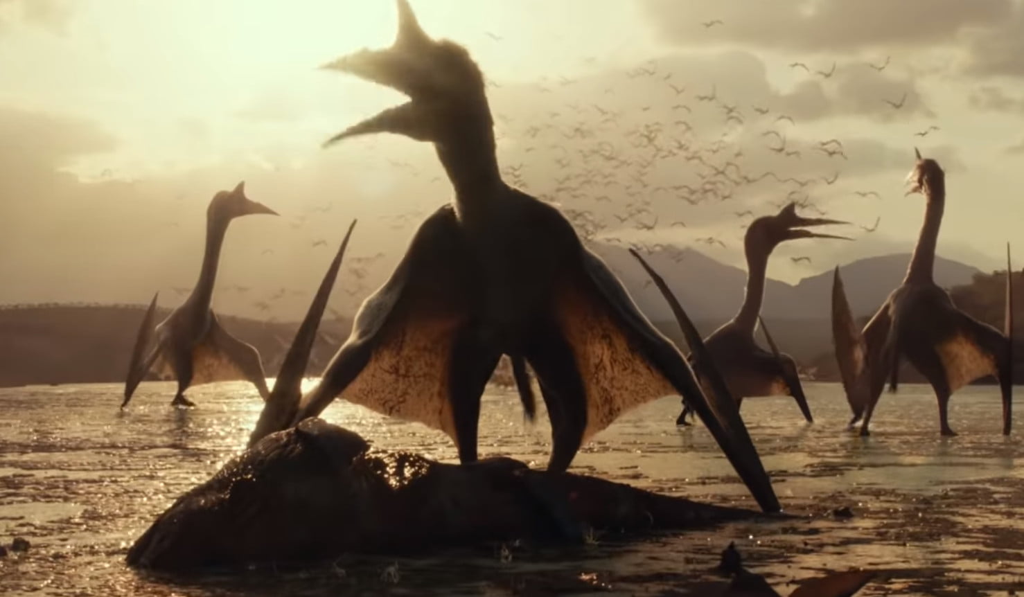 Flying dinosaurs in Jurassic World Dominion