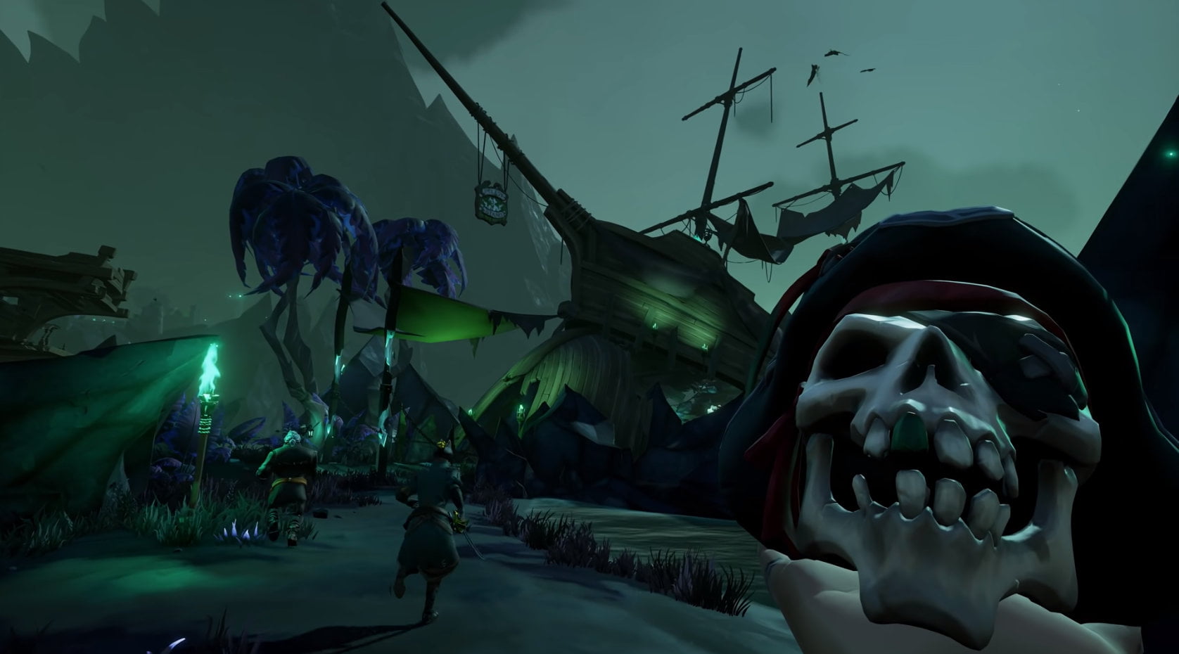A pirate's skull