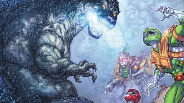 Godzilla vs. The Mighty Morphin Power Rangers first issue cover